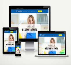 Temizlik Firma Web Paketi Mania v4.5